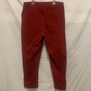 EUC Soft Surroundings Large Burgundy Capris